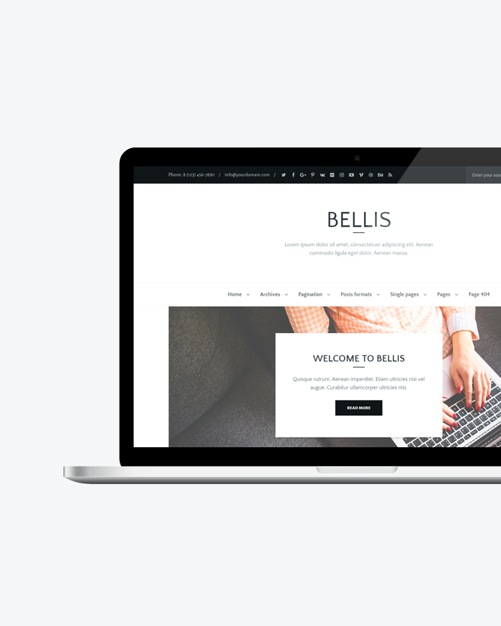 Bellis - Simple and Clean WordPress Blog Theme